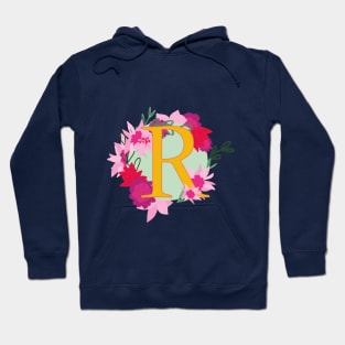 Monogram R, Personalized Initial Hoodie